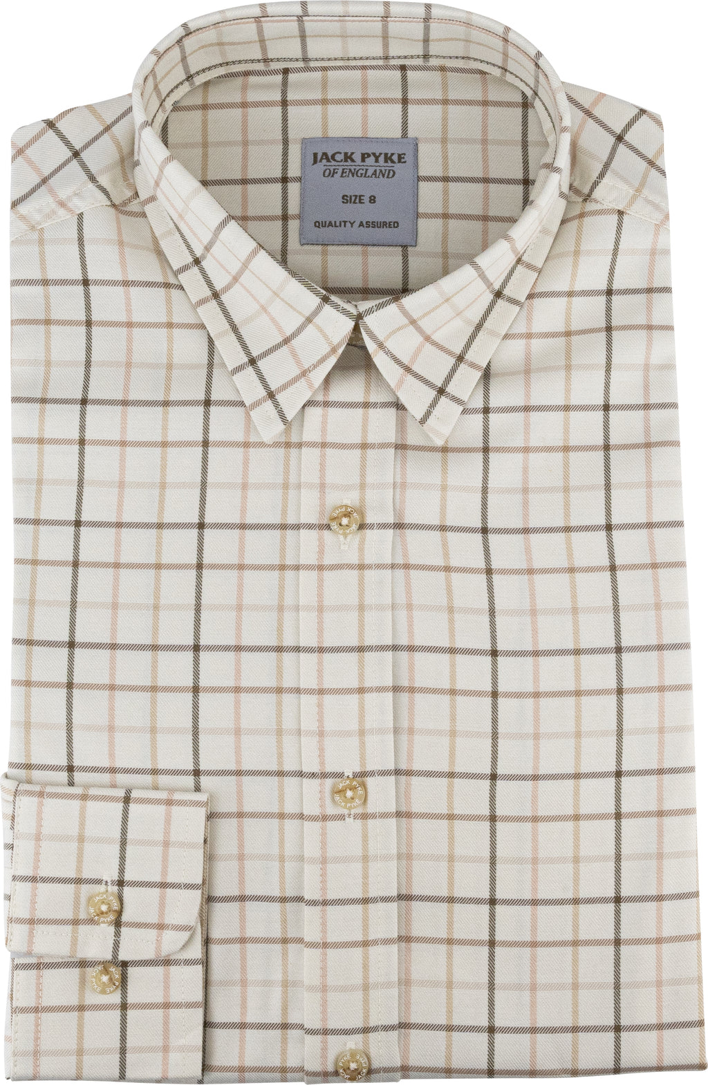 Jack Pyke Ladies Countryman Shirt - Large Brown Check | Kirkbourne Edition