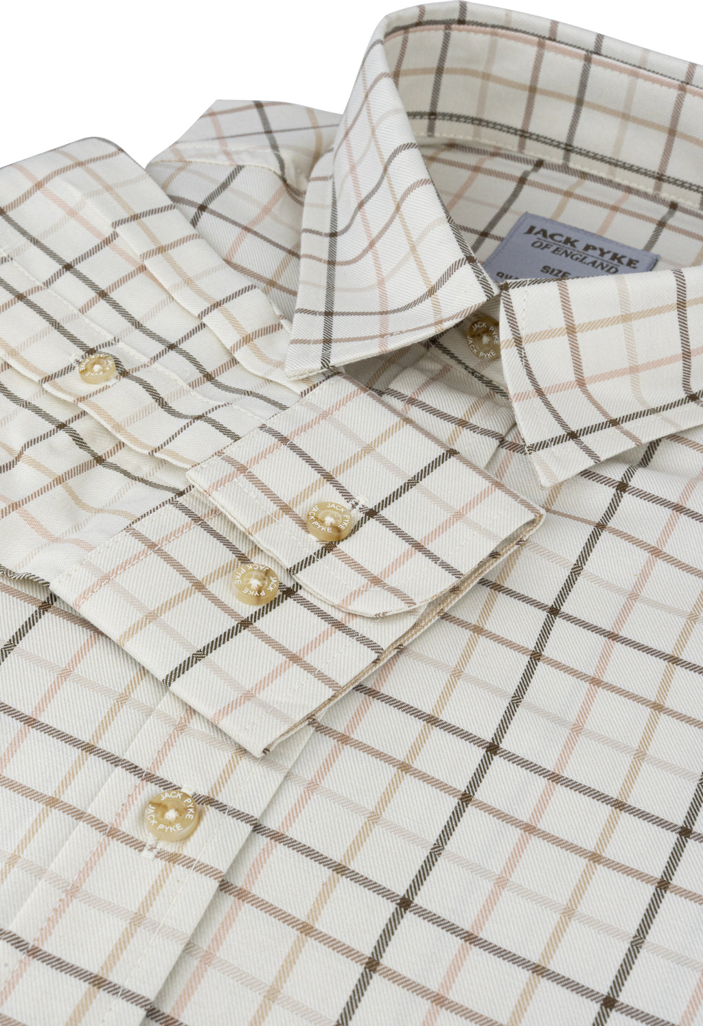 Jack Pyke Ladies Countryman Shirt - Large Brown Check | Kirkbourne Edition