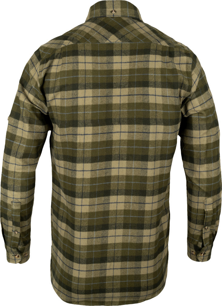Jack Pyke Bleasdale Heavy Flannel Shirt - Green Check