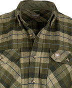 Jack Pyke Bleasdale Heavy Flannel Shirt - Green Check