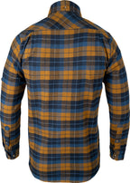 Jack Pyke Bleasdale Heavy Flannel Shirt - Navy Russet Check