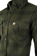 Jack Pyke Polar Fleece Shirt - Green Check