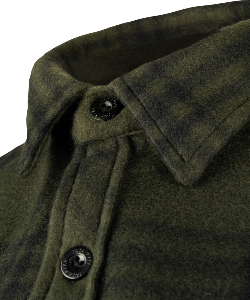 Jack Pyke Polar Fleece Shirt - Green Check