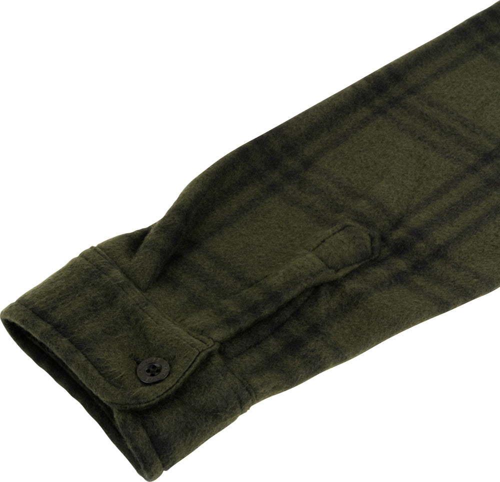 Jack Pyke Polar Fleece Shirt - Green Check