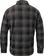Jack Pyke Tundra Shirt rear view showing overshirt cut and full-length zip detail