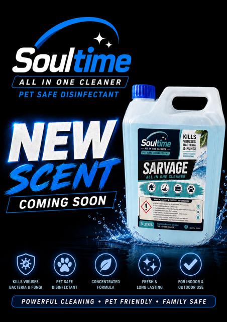 Soultime All-in-One Cleaner – 5 Litre | Kennel, Home & Caravan Cleaning