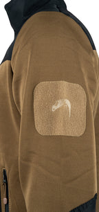 Hook and loop ID patch on left arm of Viper Gen 2 Special Ops Fleece Jacket for badges and insignia