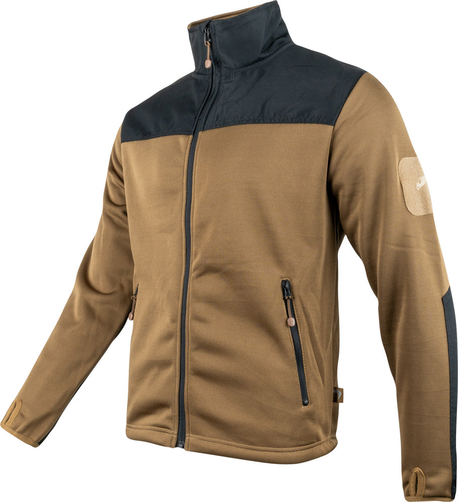 Viper Gen 2 Special Ops Fleece Jacket left side view showing full length zip and fitted silhouette