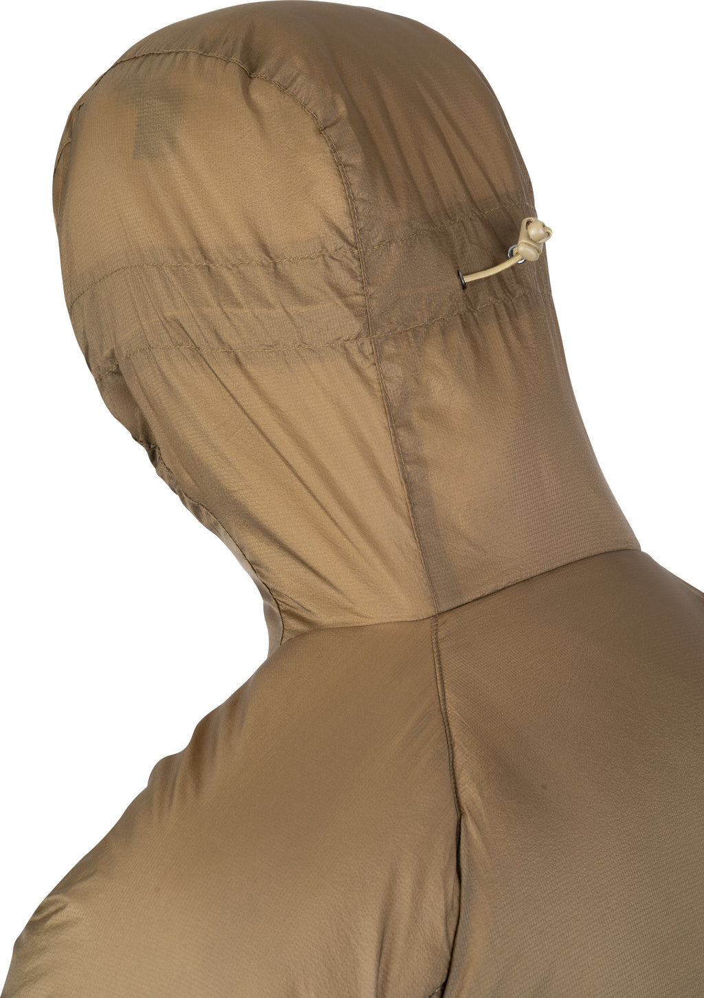 Fully adjustable hood with elastic band on Viper Tactical Frontier Jacket, weather protection in the field