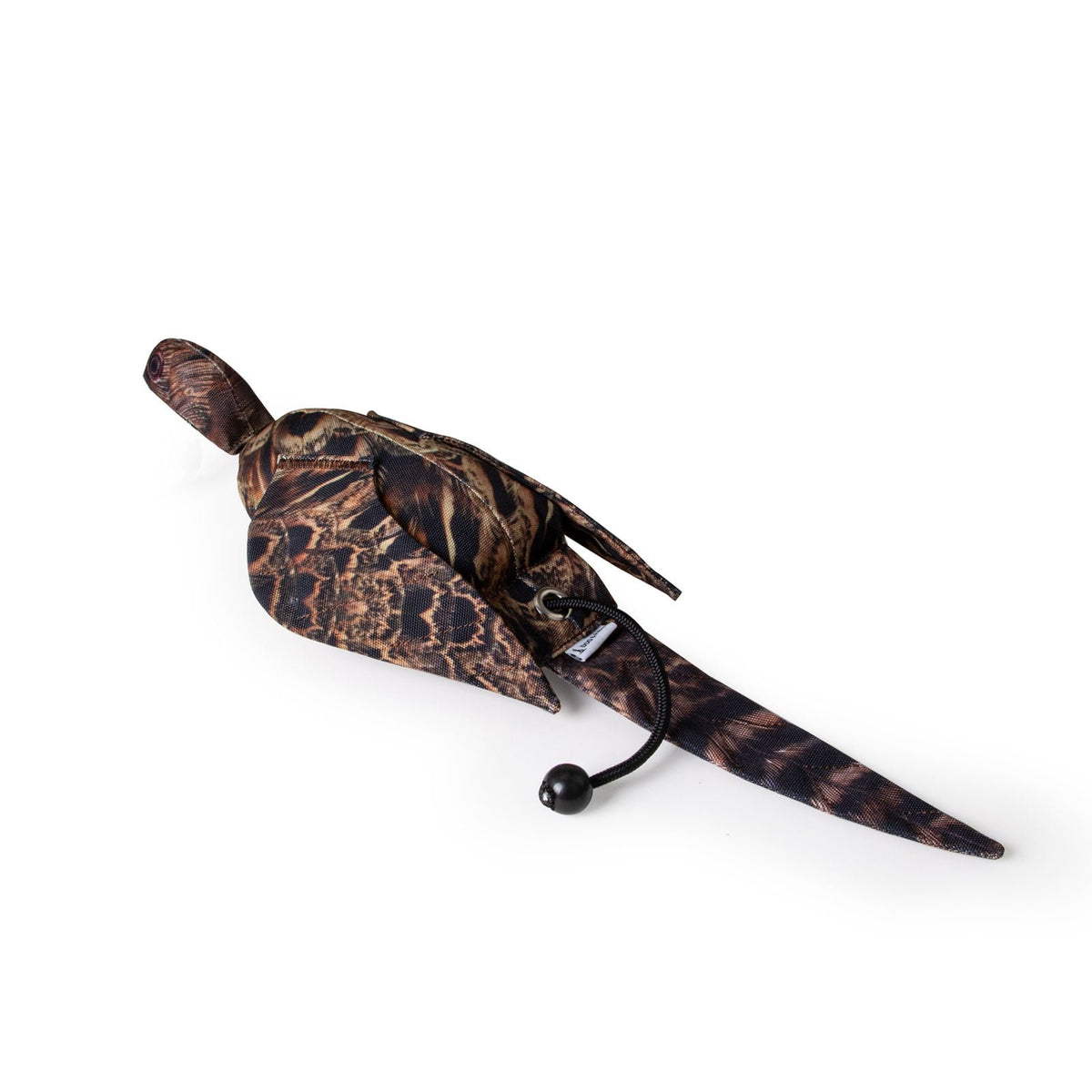 Dog & Field Original Clone hen pheasant dead bird dummy top view - ultra-HD hen pheasant feather print with realistic head wings and tail for gundog pick up carry and delivery training