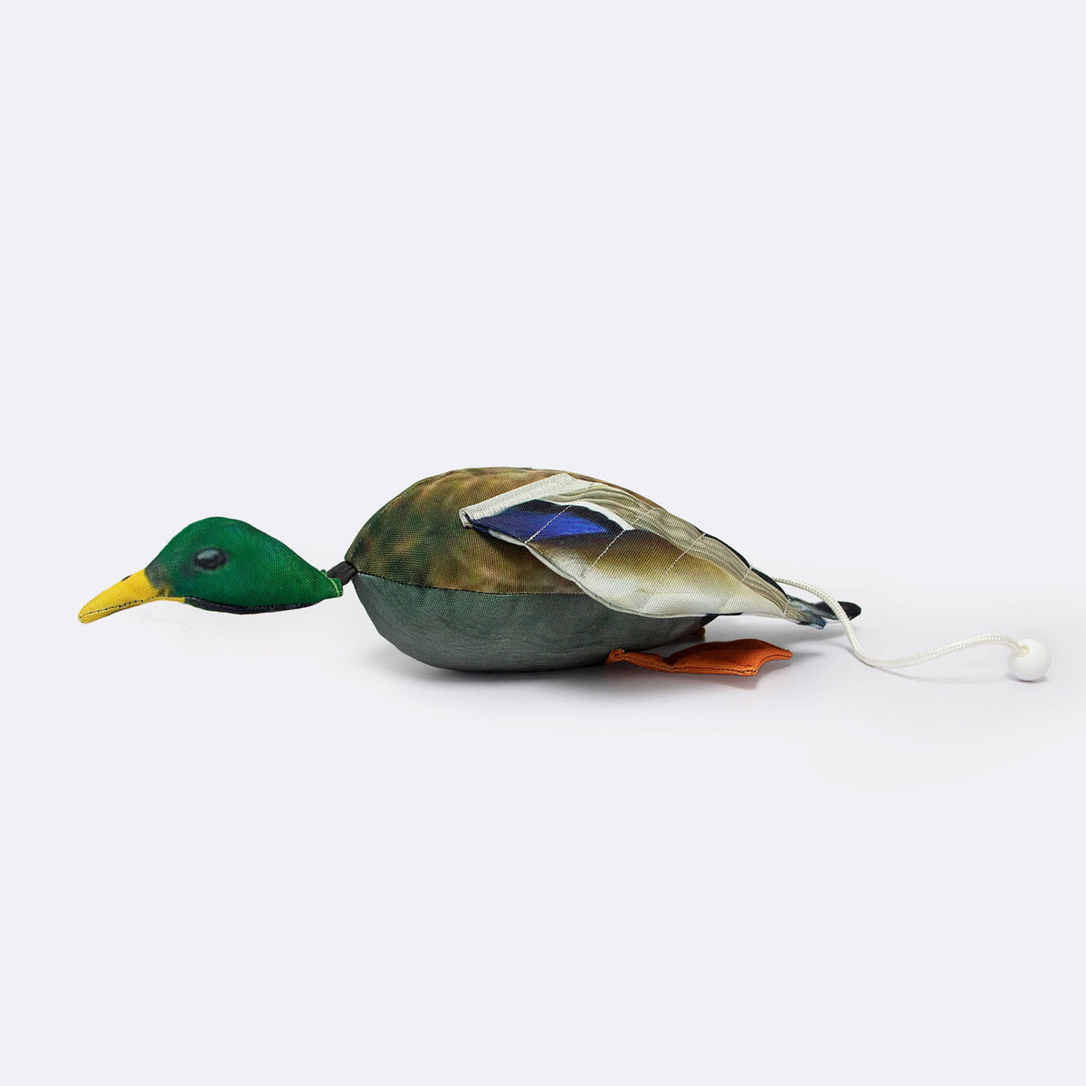 Dog & Field Original Clone mallard dead bird dummy top view - ultra-HD mallard duck feather print with realistic head wings feet and tail for gundog pick up carry and delivery training