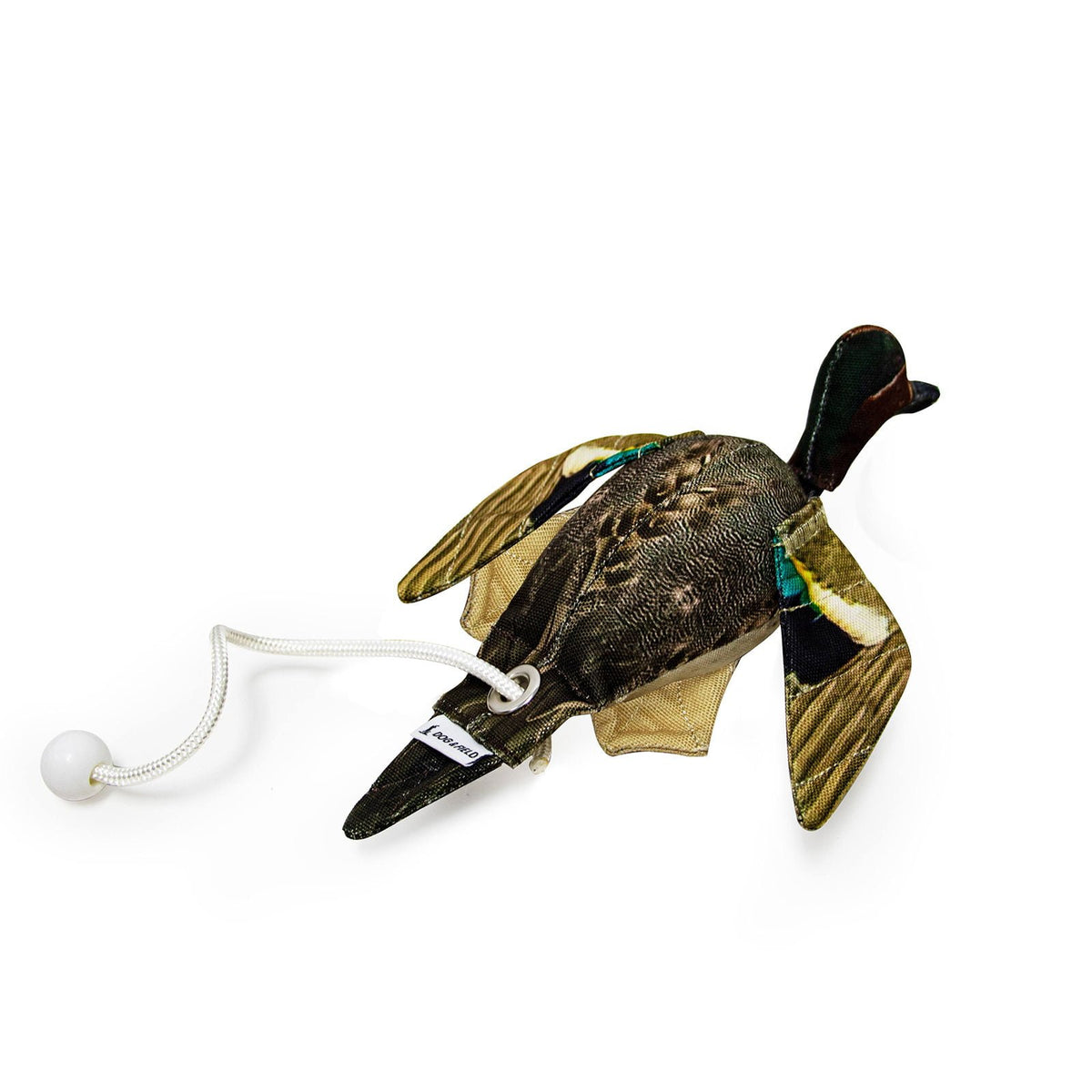 Dog & Field Original Clone teal dead bird dummy back view - scent retaining real-feel fabric with lifelike teal tail detail for realistic gundog retrieve training on shooting days