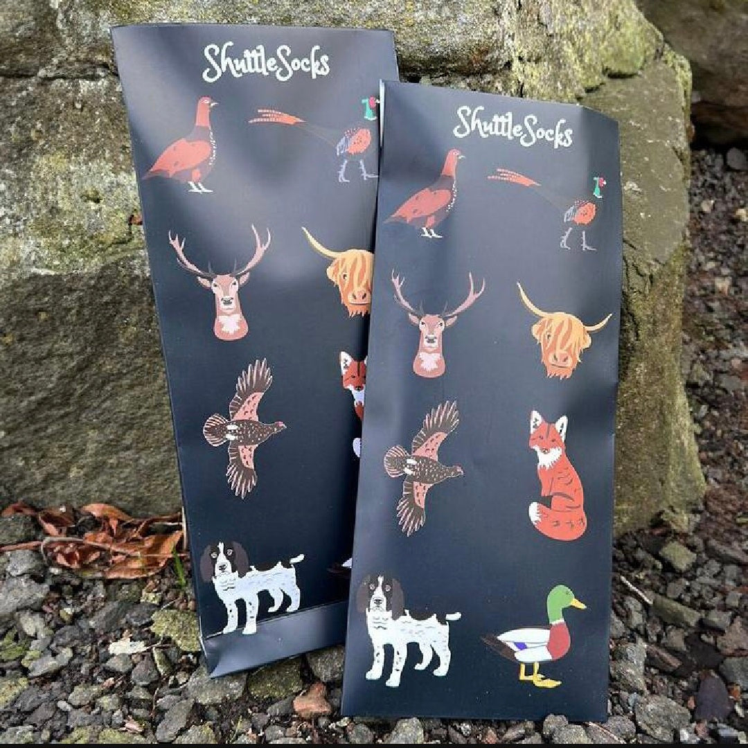 Shuttle Socks gift bag