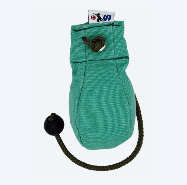 Sporting Saint green dummy ball - 190g compact ball-shaped gundog training dummy for retrieve engagement scent work and marking drills for puppies and progressing dogs