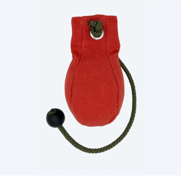 Sporting Saint red dummy ball - high visibility compact gundog training ball for retrieve engagement marking and early hunting drills in puppies spaniels and retrievers