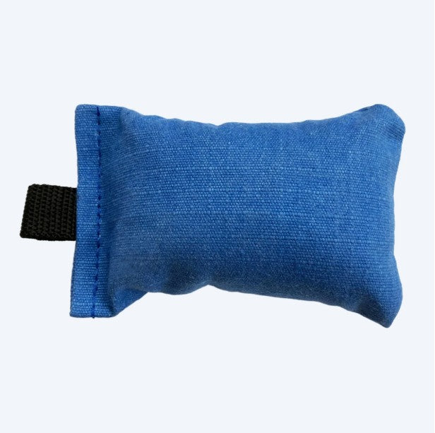 Sporting Saint blue puppy canvas dummy - 45g purpose-built lightweight gundog training dummy for first marking exercises soft-mouth habits and confident pick up in young dogs