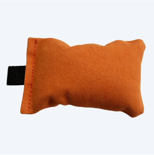Sporting Saint orange puppy canvas dummy - high visibility lightweight soft canvas gundog training dummy for confident first retrieves early marking exercises and positive retrieve habits in puppies