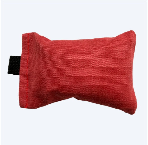 Sporting Saint red puppy canvas dummy - high visibility 45g lightweight soft canvas gundog training dummy for first retrieves marking drills and soft-mouth development in young dogs
