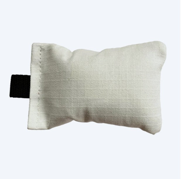 Sporting Saint white puppy canvas dummy - lightweight high visibility soft canvas gundog training dummy for early retrieve introduction marking drills and soft-mouth development in puppies